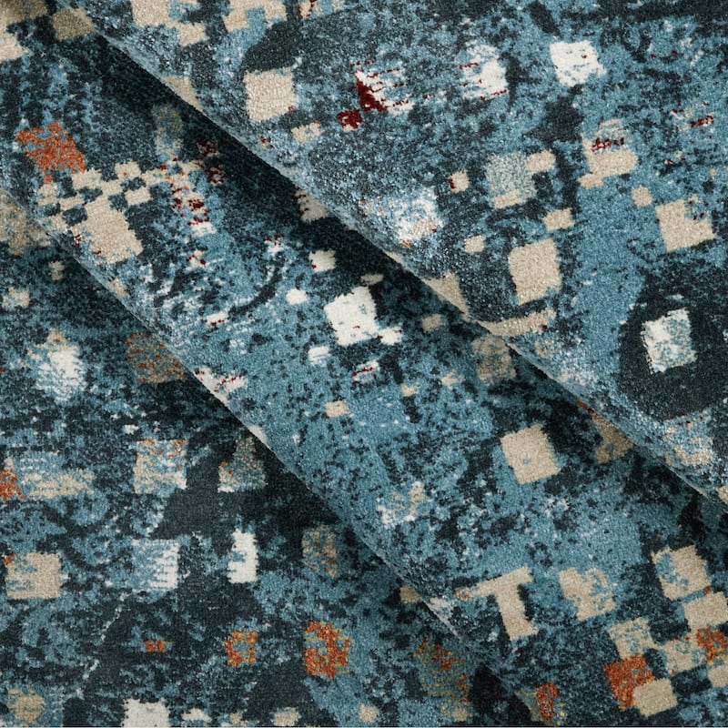 Everwash Treasure Eloise Modern Geometric Machine Washable Area Rug
