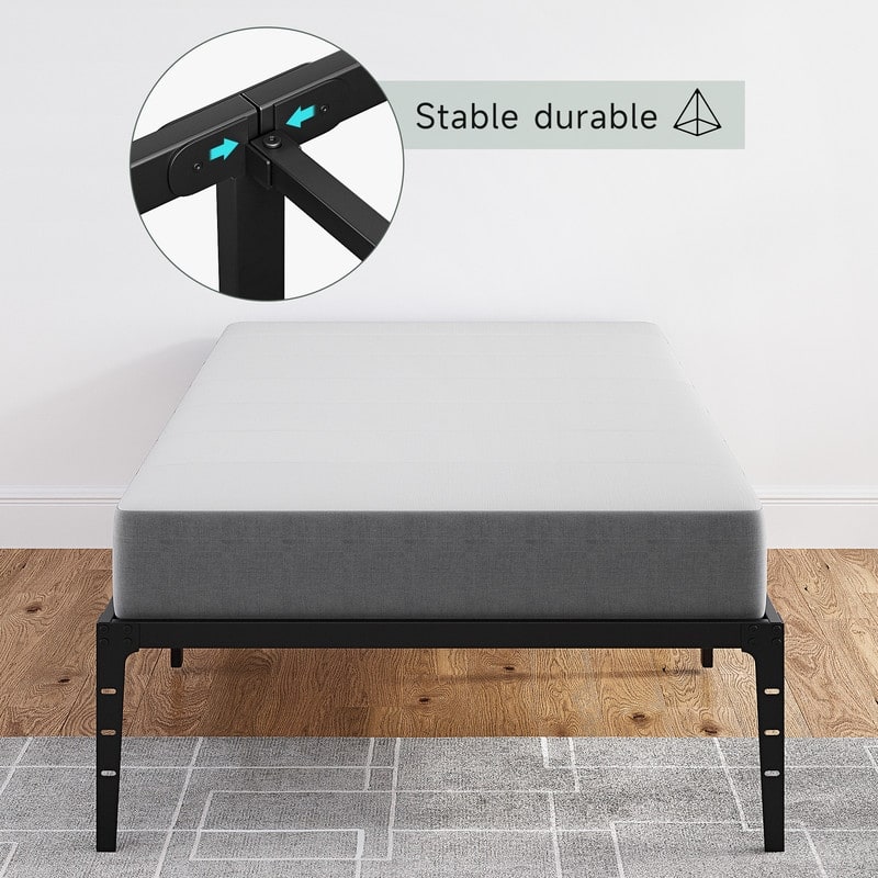 14 Inch Twin Size Foldable Bed Frame