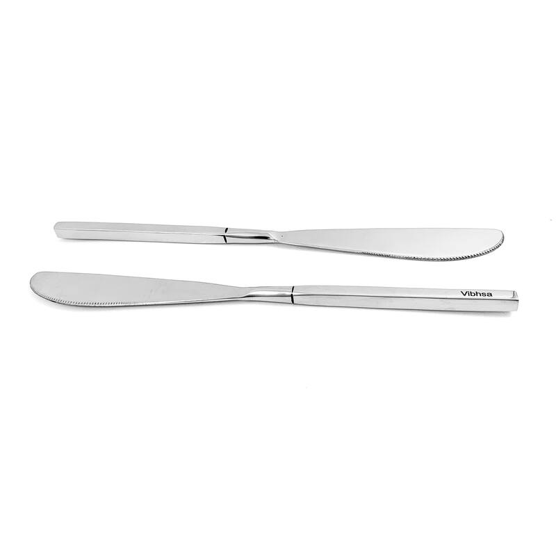 Vibhsa Stainless Steel Dinner Knife Set of 6