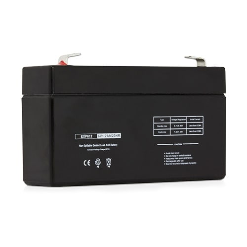 Replacement AGM SLA Battery 6V-1.2Ah (Single Pack) Replacement AGM SLA Battery
