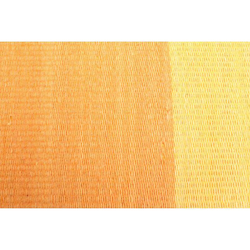 ECARPETGALLERY Flat-Weave Ankara FW Burnt Orange Wool Kilim - 5'0 x 7'11