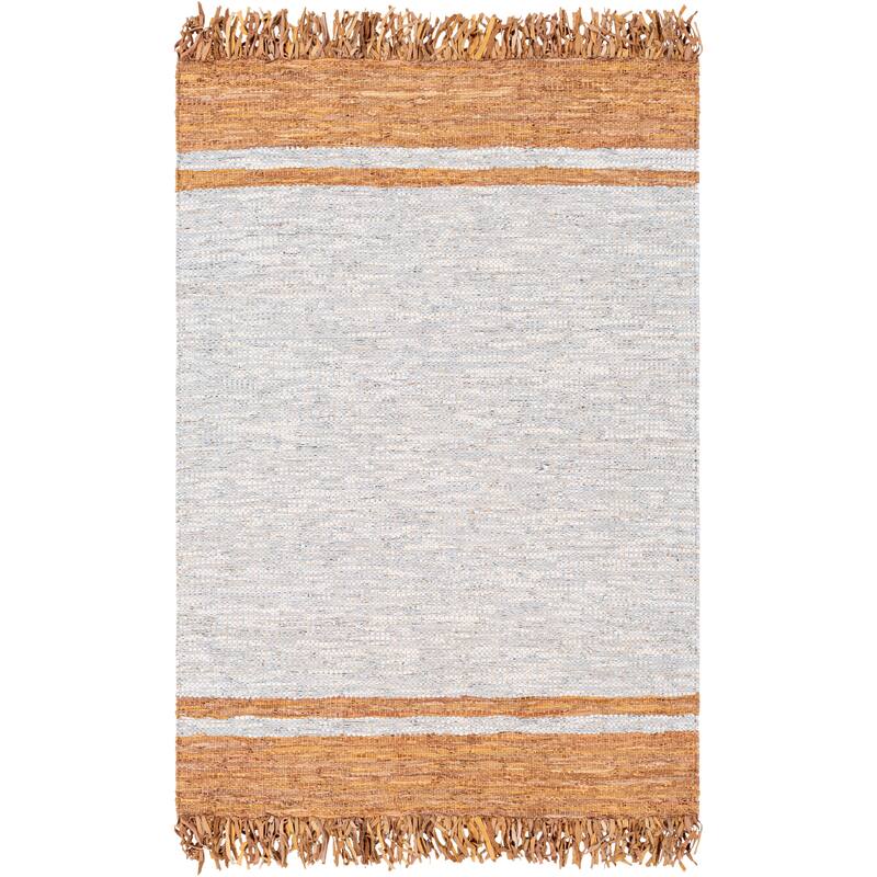 Artistic Weavers Andaman Rustic Leather/Cotton Handmade Area Rug