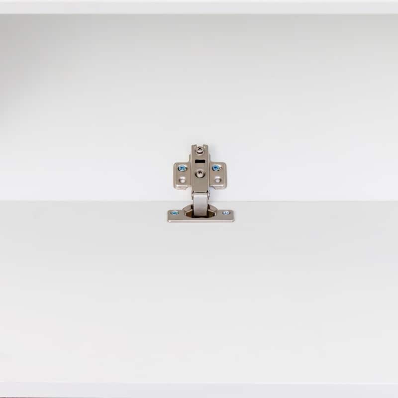 GDF Studio - Jake Modern Wall-Mounted Entertainment Center with Storage Cabinets - 62.99