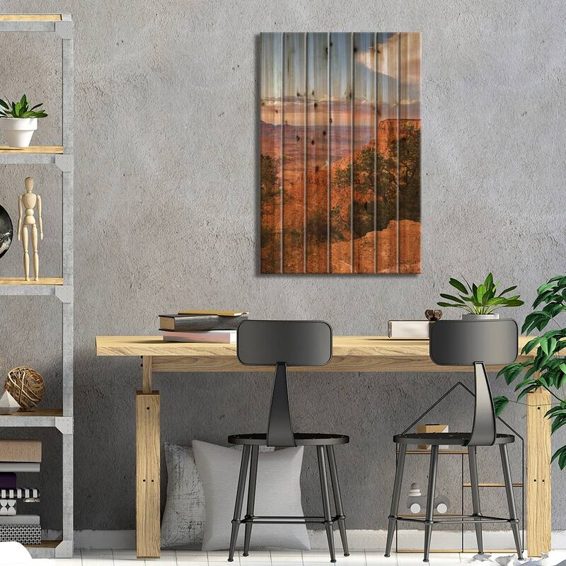 USA, Arizona, Grand Canyon National Park South Rim I Print On Wood by Peter Hawkins - Multi-Color