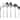 Oneida Diameter 6 Piece Fine Flatware Serving Set