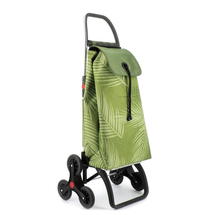 Shopping Trolley Rolser I-Max Costa Rica 6 Wheels Stair Climbers Foldable - 19.09 in.W x 15.15 in.D x 42.32 in.H - Kaki