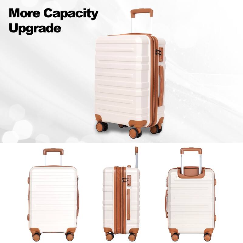 luggage sets 3 piece,carry-on luggage with wheels,check in luggage,28/24/20 inch luggage,tsa approved lock,hardshell suitcase