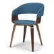 preview thumbnail 31 of 36, WYNDENHALL Calinda Mid Century Modern Bentwood Dining Chair - 20.5"w x 21.7"d x 30.9"h