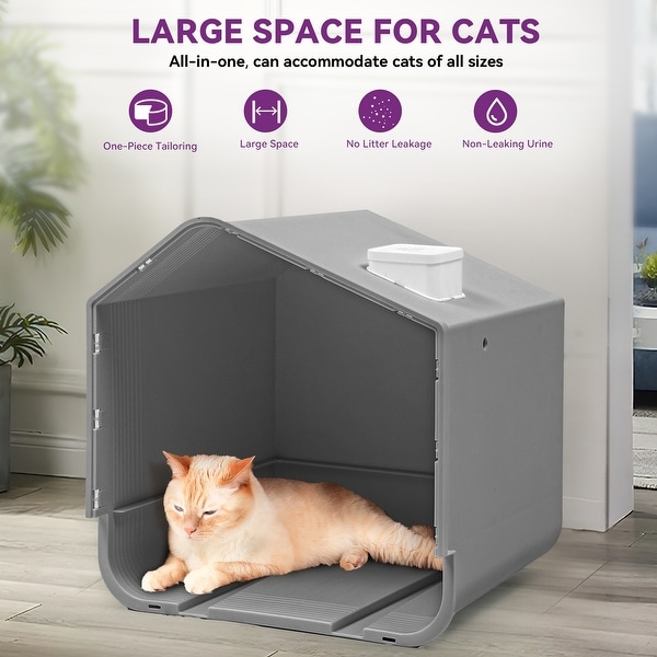 Cat litter house cheap