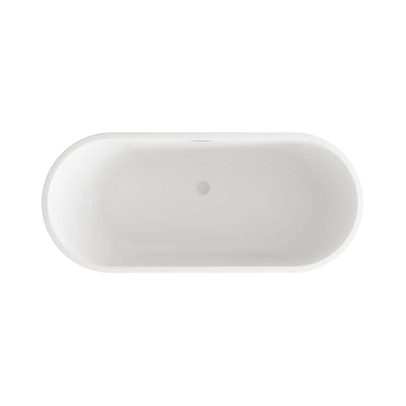 Odell Soaking Bathtub in Glossy White