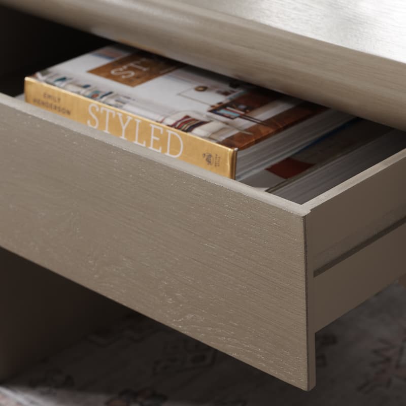 SAFAVIEH Home Collection Rune Coffee Table W/ Drawers - 47" L x 24" D x 20" H