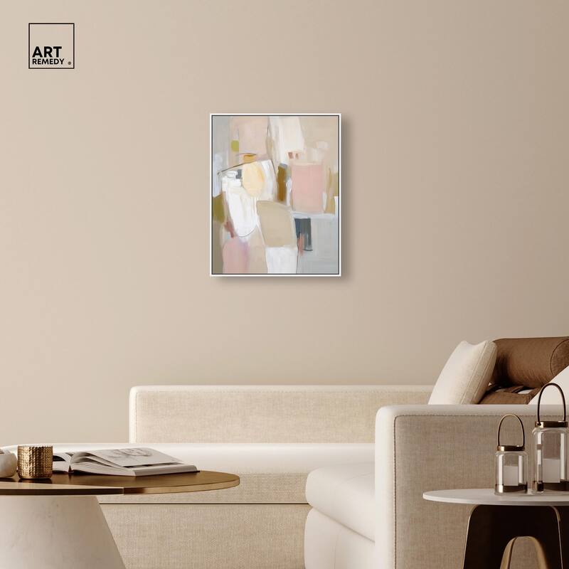 Apricot Cream II Canvas by Art Remedy