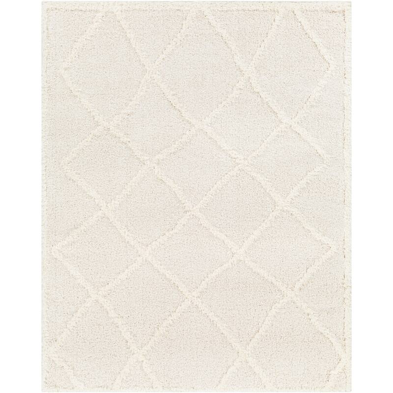 Livabliss Rodos Boho Trellis Plush Area Rug