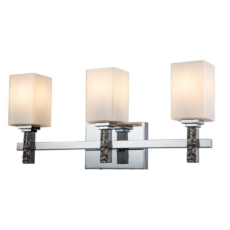 Jack 3 Light Bath Bar in Polished Chrome - 23.5 x 4.75 x 10.5