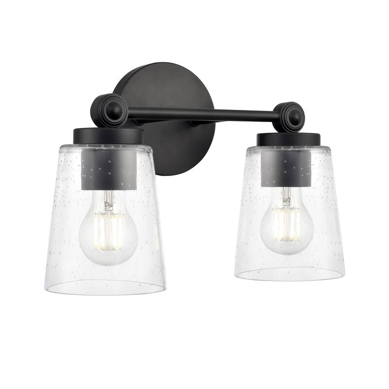Millennium Lighting 22002 Lauryn 2 Light 14" Wide Vanity Light - Matte Black