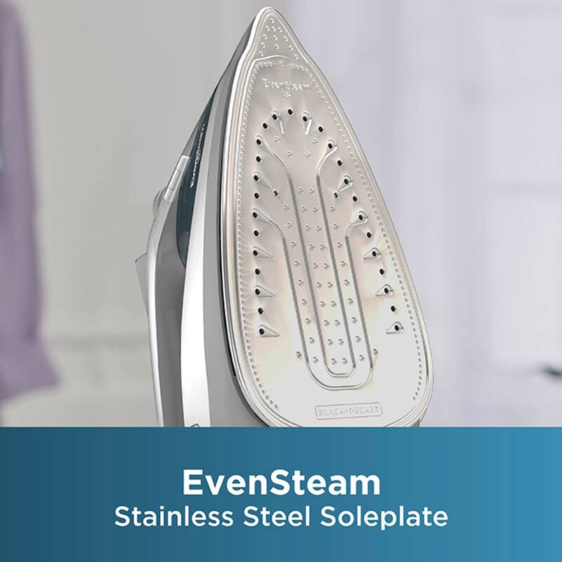 One Step Steam Iron with Evensteam in Grey