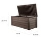 preview thumbnail 6 of 8, Keter Eastwood 150 Gallon Durable Resin Outdoor Storage Deck Box For Furniture and Supplies, Brown