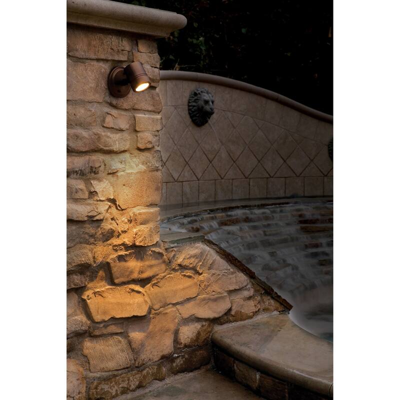Myra Bronze LED Outdoor Spotlight