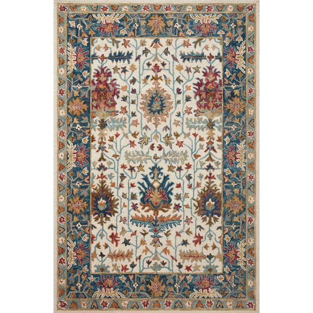 Alexander Home Madeline 100% Wool Hand-Hooked Heritage Area Rug