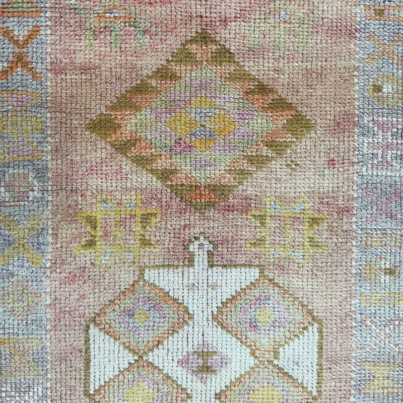 HERAT ORIENTAL Handmade Turkish Oushak Wool Runner - 2'8" x 13'7"