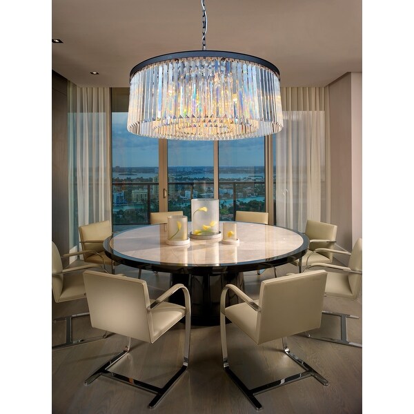Crystal discount prism chandelier
