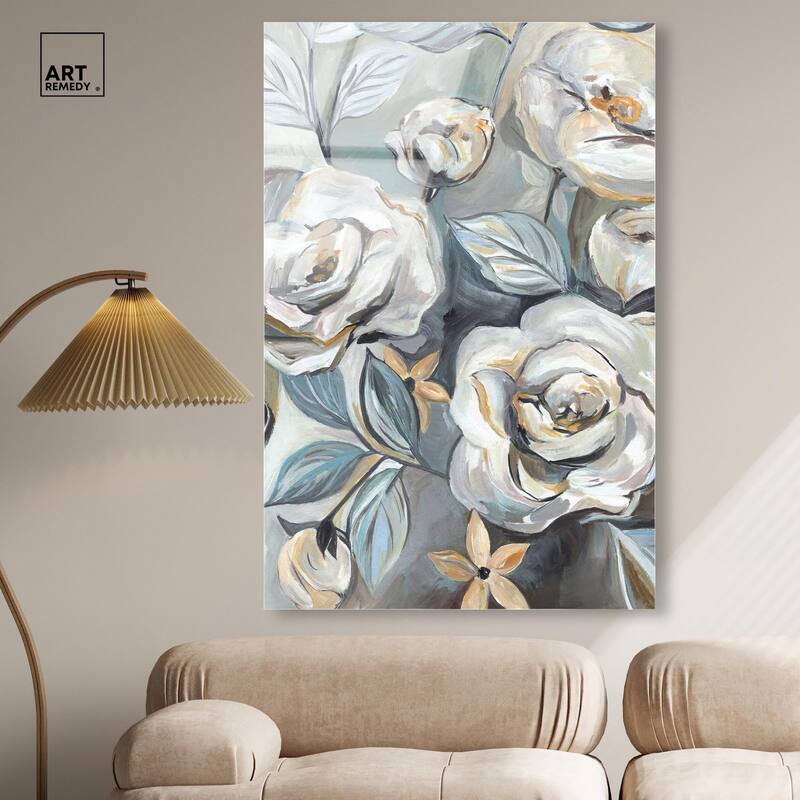 Grey Delight Acrylic by Art Remedy, Ready to Hang