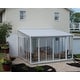 preview thumbnail 19 of 28, SanRemo White & Grey Sunroom, Patio Enclosure and Solarium 13 ft. x 14 ft. - white