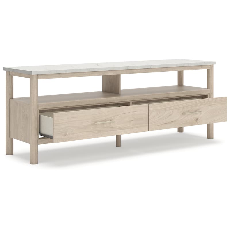 Signature Design by Ashley Cadmori 72" TV Stand for TVs up to 82 - 72"W x 19"D x 27"H