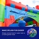 preview thumbnail 5 of 9, HeroKiddo Block Party Commercial Grade Inflatable Bounce House Water Slide Combo with Air Blower, Lightweight, Kids Outdoor Play