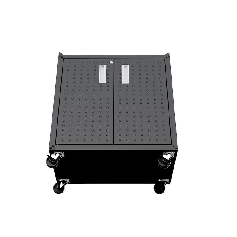 Fortress 31.5" Mobile Garage Cabinet with Shelves