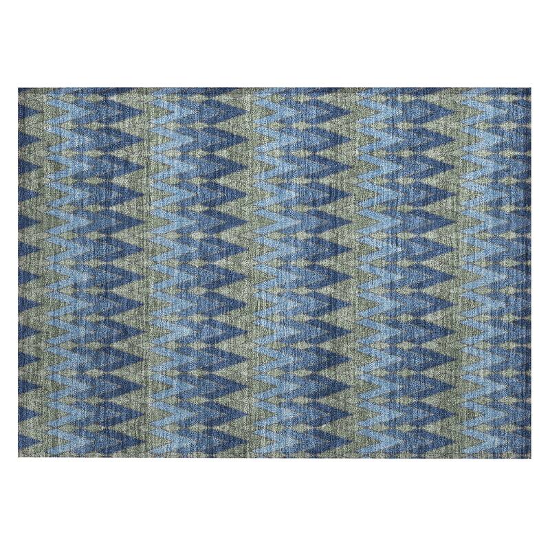 Machine Washable Indoor/ Outdoor Modern Baxter Chantille Rug