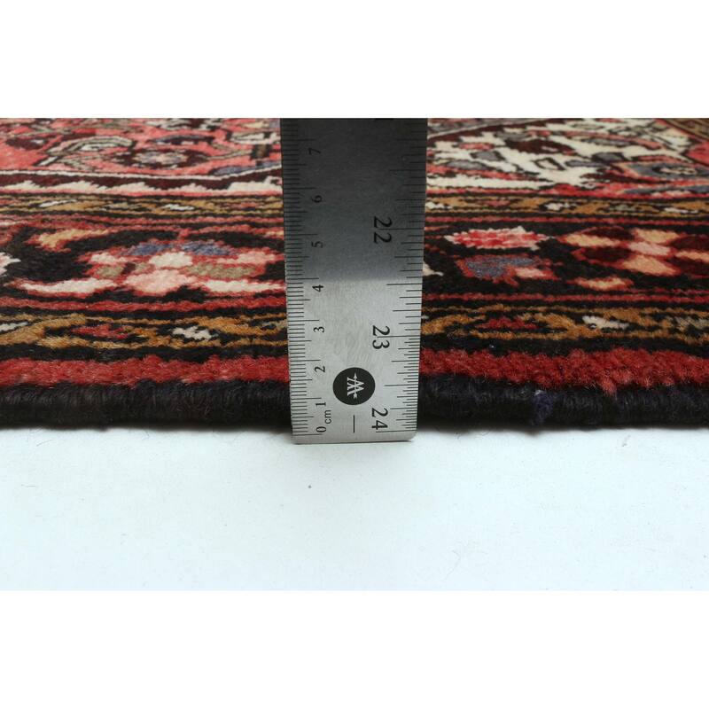 ECARPETGALLERY Hand-knotted Andelz Red Wool Rug - 3'8 x 9'10