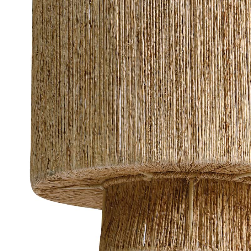 Elk Home Corsair Natural With Jute Shade 1 Light Pendant