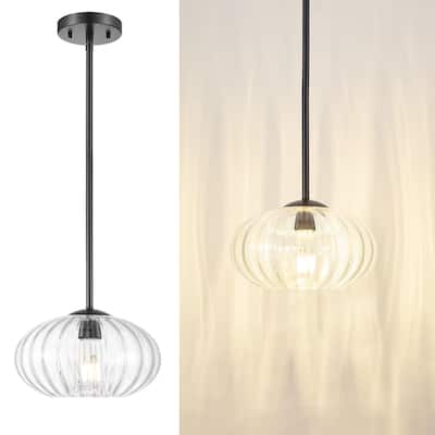 10.3" Dome Glass Pendant - Vintage Industrial Lighting for Kitchen & Dining