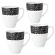 preview thumbnail 12 of 16, Noritake Rill Set Of 4 Mugs, 16 oz. Black