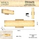 preview thumbnail 4 of 4, Minka Lavery 3881-L Divinely 5" Tall LED Wall Sconce with Acrylic