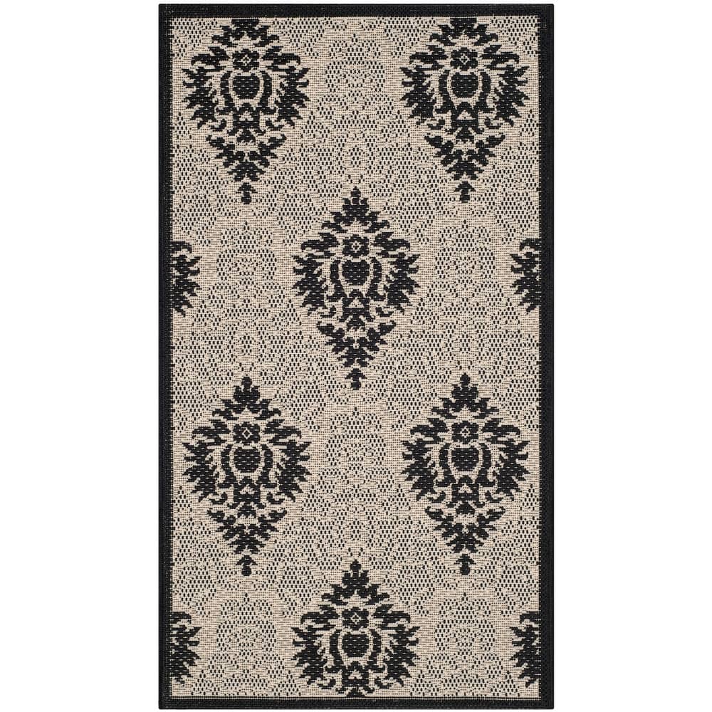 SAFAVIEH Courtyard Willene Boho Indoor/ Outdoor Waterproof Patio Backyard Rug