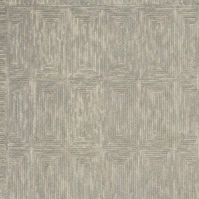 Dujo Power Loomed Geometric Modern Soft Area Rug By HomeRoots - 87' X '63' X '0.5