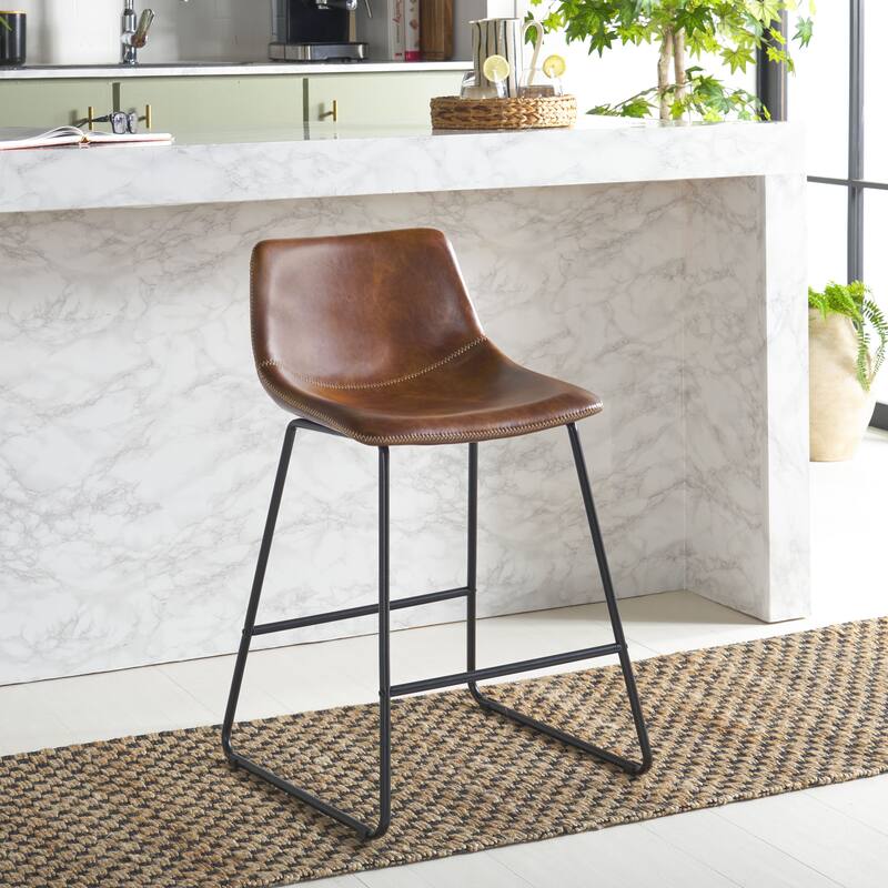 SAFAVIEH Acela 24-inch Counter Stool - 19"W x 20"D x 34"H