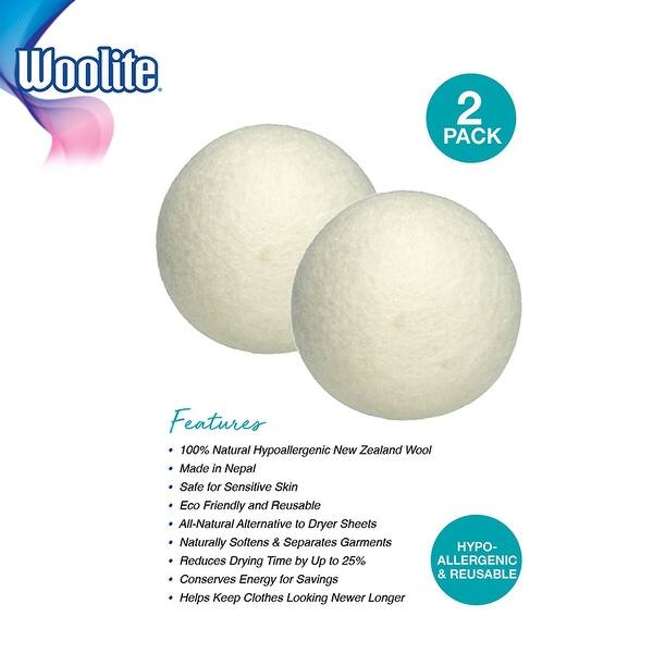 Woolite 2 Pack Dryer Balls 2.50" x 2.50" x 2.50" On Sale Bed Bath & Beyond 20633981