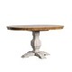 preview thumbnail 13 of 38, Eleanor Two-tone Oval Solid Wood Dining Table by iNSPIRE Q Classic