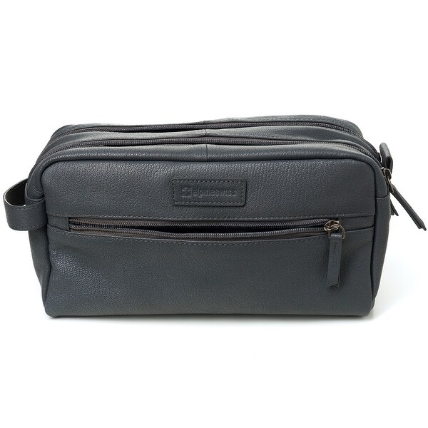 genuine leather dopp kit