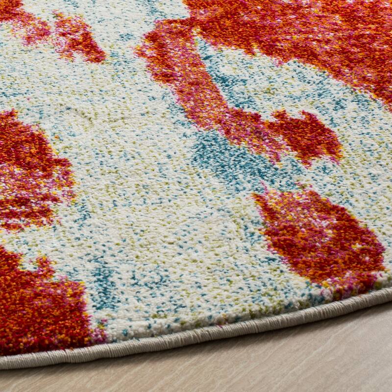 SAFAVIEH Watercolor Isabelle Modern Abstract Rug