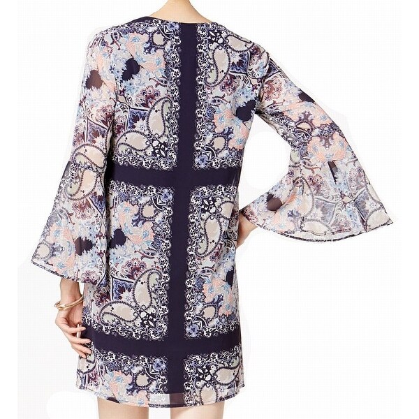 vince camuto paisley shift dress