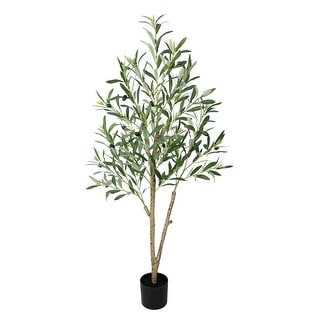 47.2'' Artificial Olive Tree Tree in Pot - 47.2 in. - Bed Bath & Beyond - 39178730