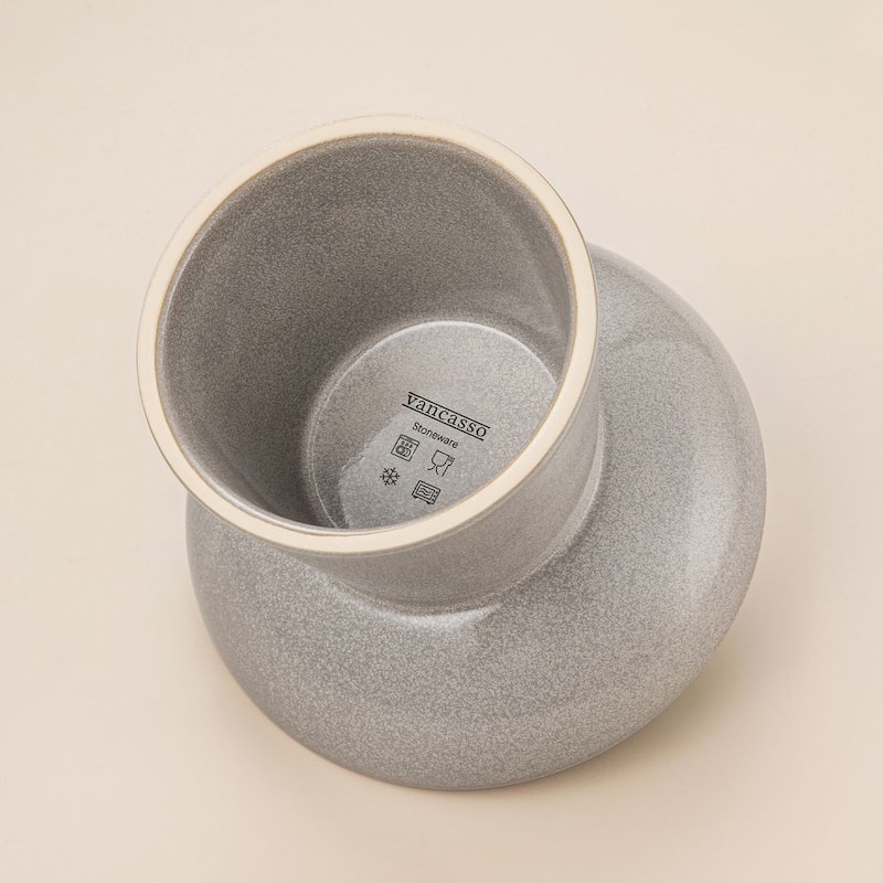 vancasso Elevated Stoneware 2-Piece Raised Dog & Cat Bowl Set