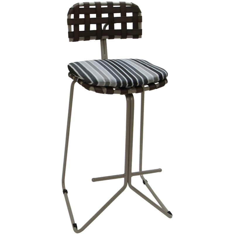 Outdoor/Indoor Metal Pub Set - Nikki 30" Bar Stools - 30" Seat Bar Height