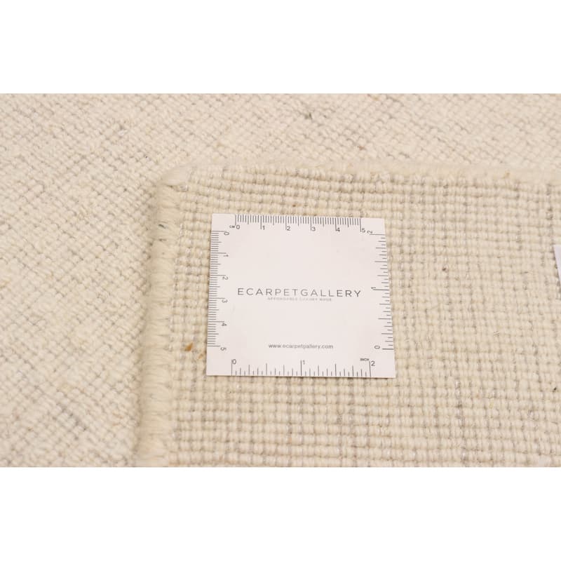 ECARPETGALLERY Hand-knotted Kashkuli Gabbeh Cream Wool Rug - 5'0 x 7'11