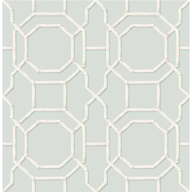 NuWallpaper Seafoam Sanya Peel & Stick Vinyl Wallpaper - 216in x 20.5in x 0.025in