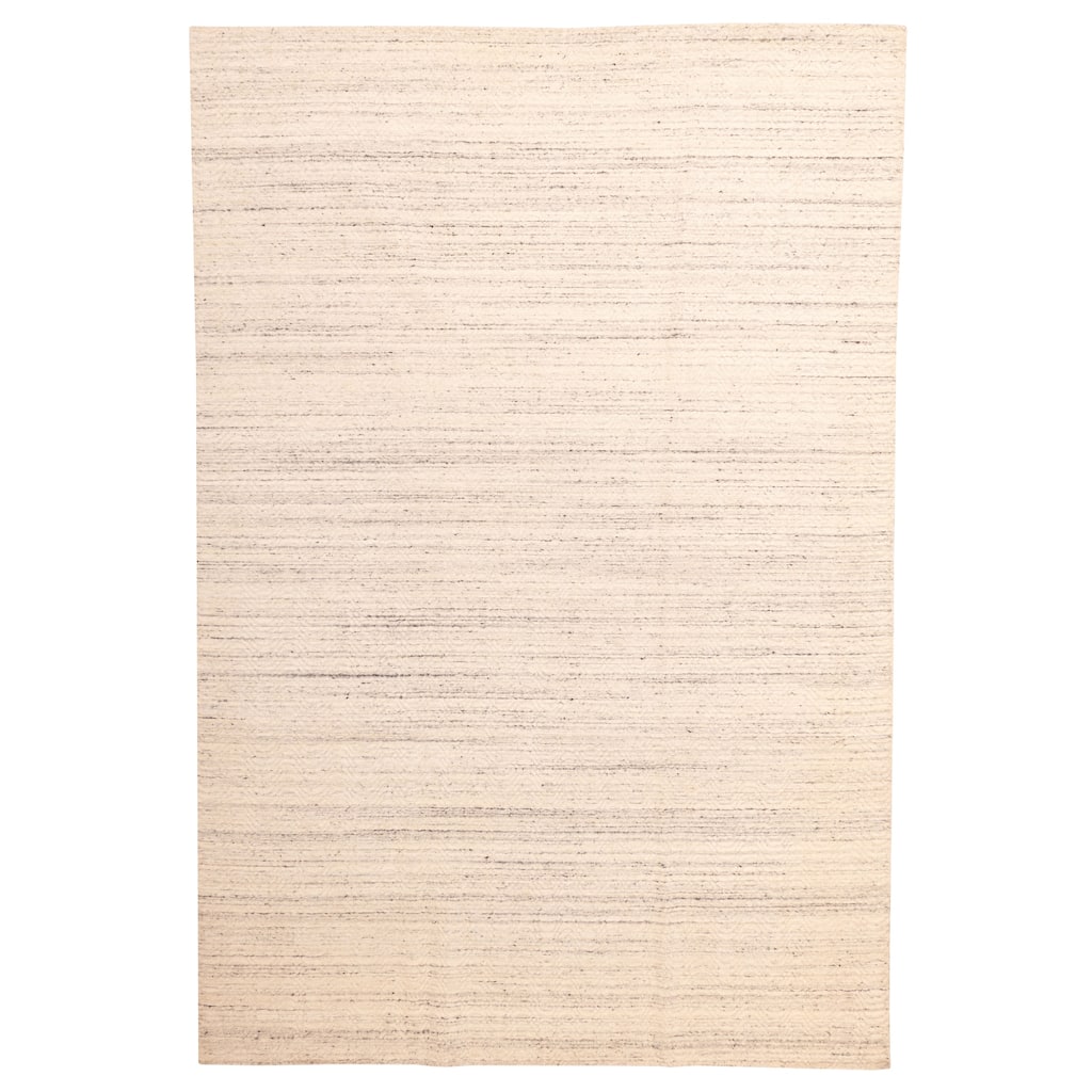 ECARPETGALLERY Hand Loomed Elysian Ivory Wool Rug - 9'7 x 13'8